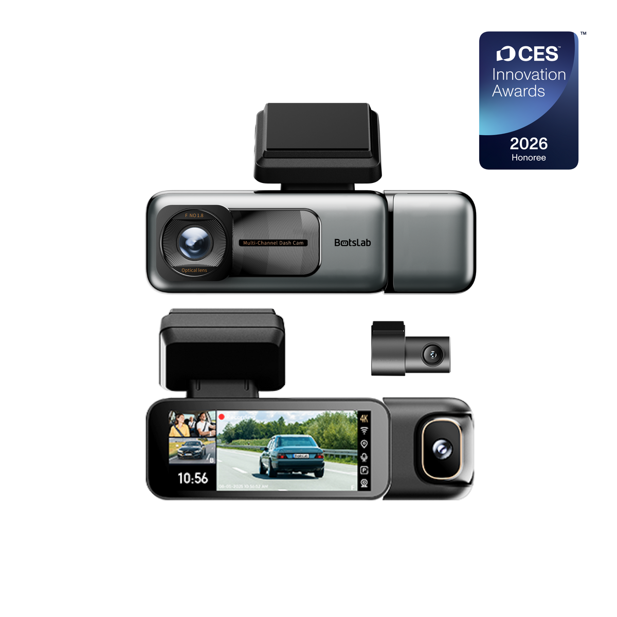 G980H 3-Camera Multi-Channel Dash Cam