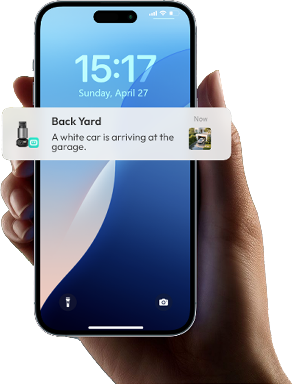 Descriptive push notification