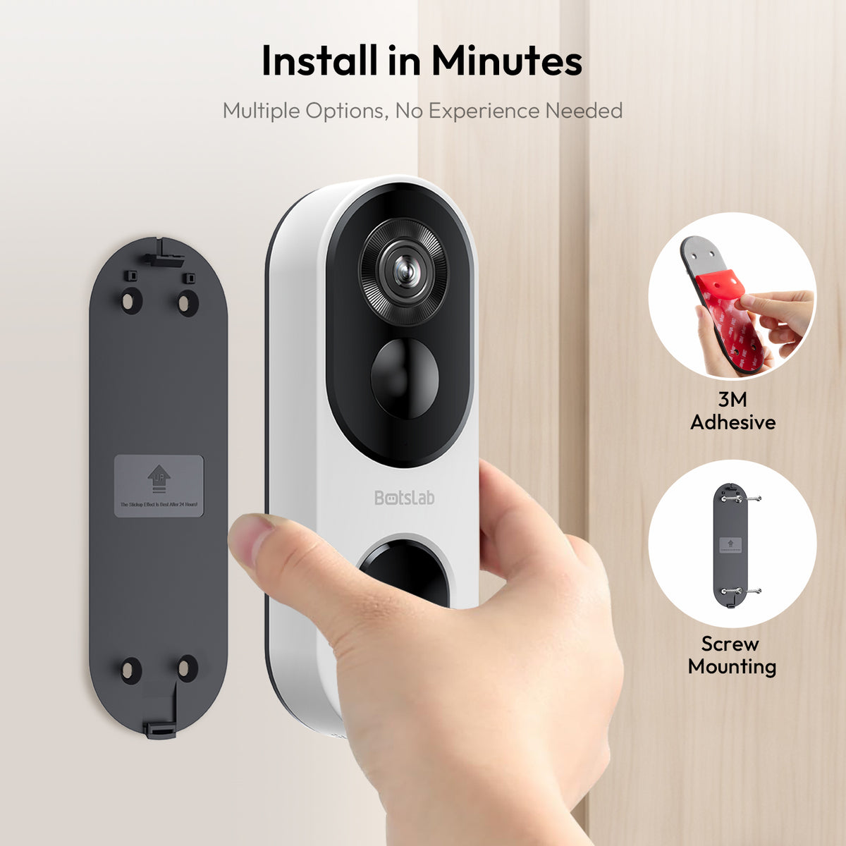 R810 SE Video Doorbell With Solar Pannel