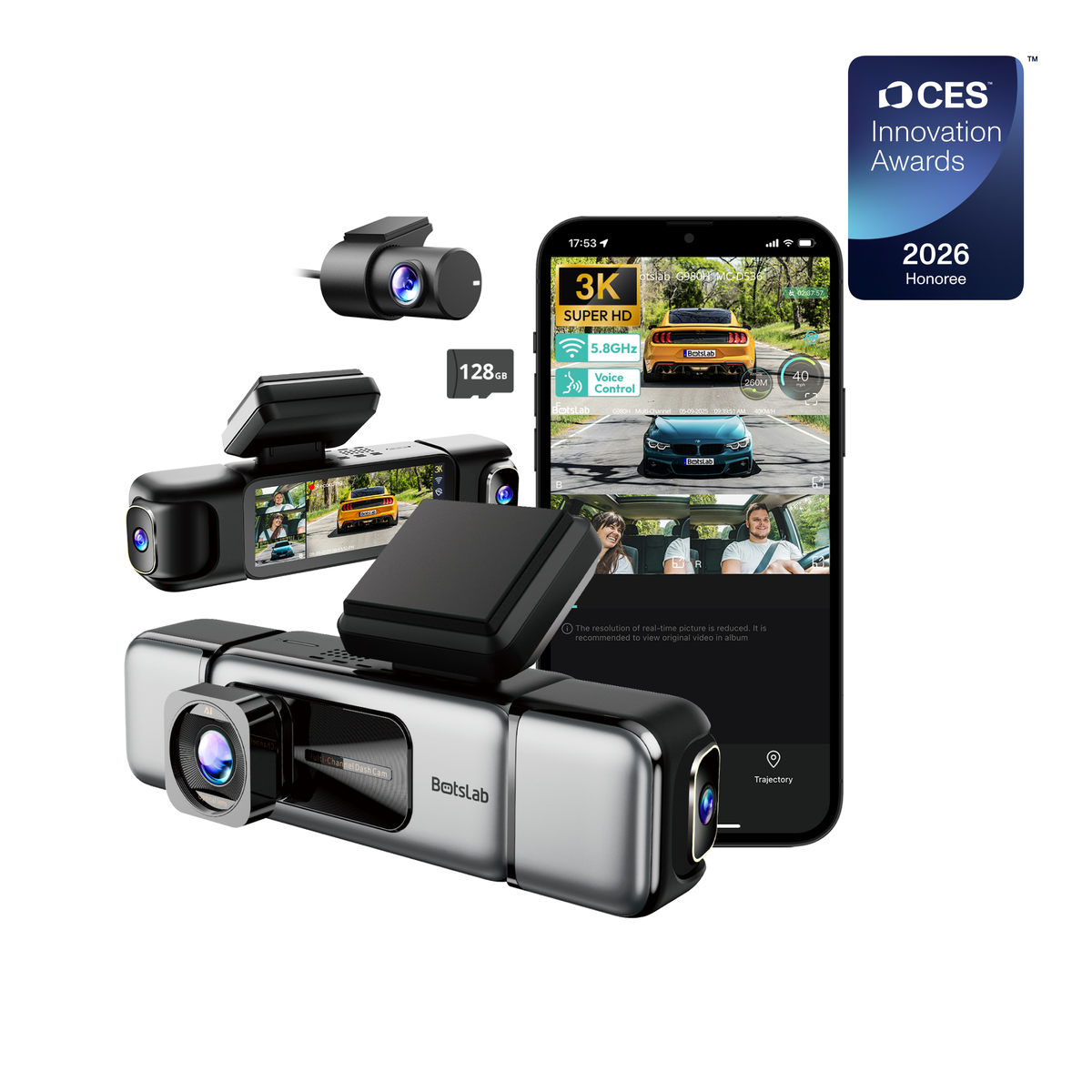 G980H Multi-Channel Dash Cam (4 Cameras)
