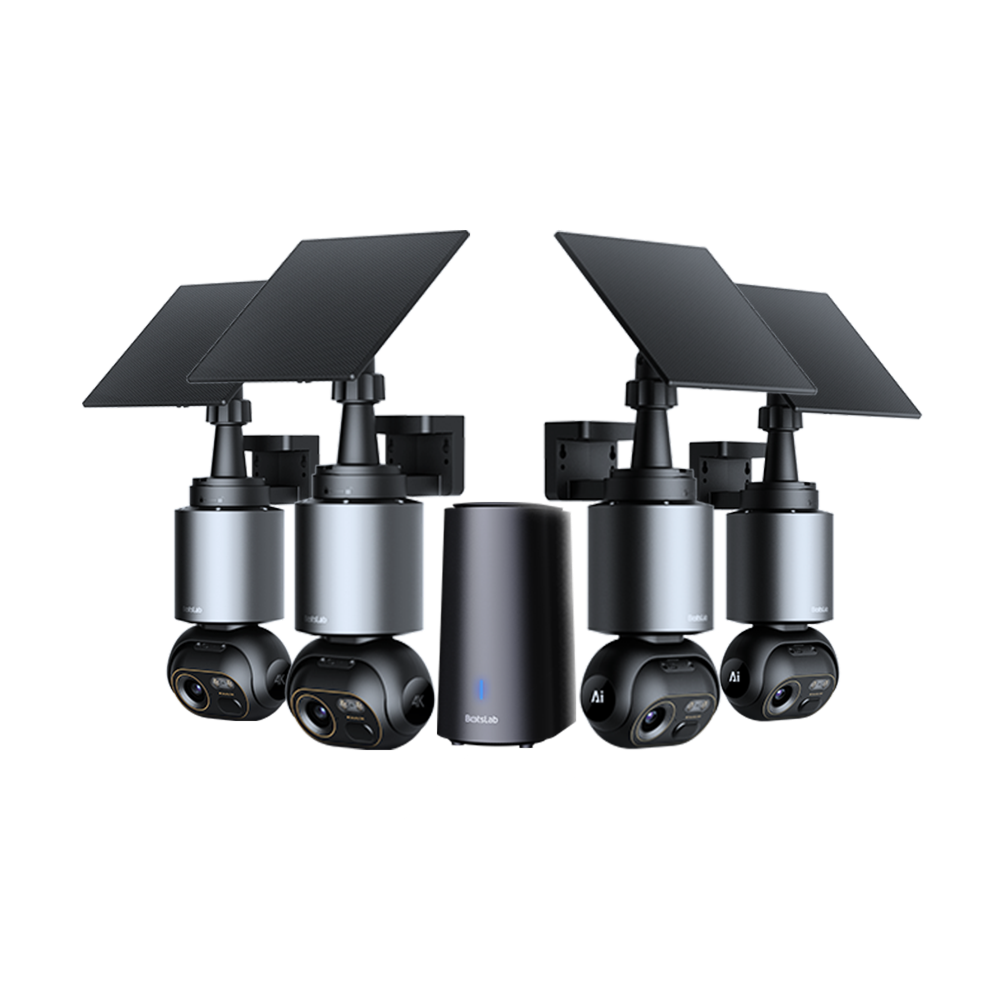 Home & Drive Security Bundle: W510 4-Cam Outdoor Camera + G980H 4-Channel Dash Cam