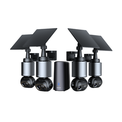 Home & Drive Security Bundle: W510 4-Cam Outdoor Camera + G980H 4-Channel Dash Cam